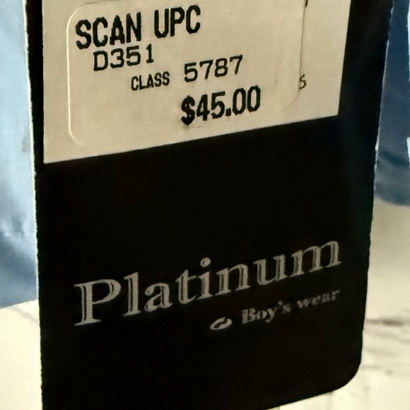 Premiere Blue Boys' 4pc Suit Set NEW - Picture 4 of 8